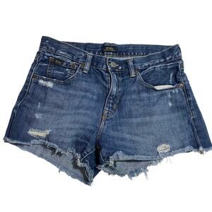 Polo Ralph Lauren Women's blue jean shorts 30 inch waist